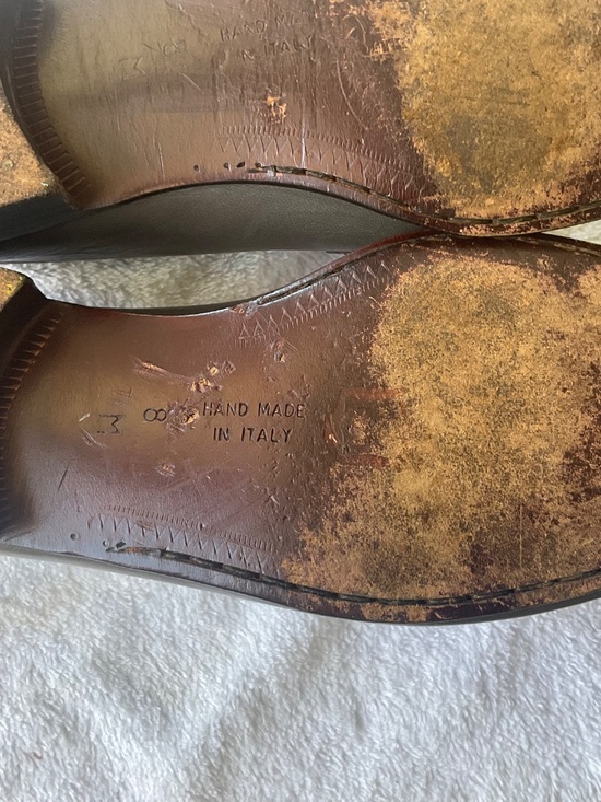 Bruno Magli Mens Shoes Gray US 8 Vintage From Mid 80’s Dustin Model